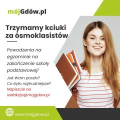 Życzymy powodzenia na egzaminie ósmoklasisty