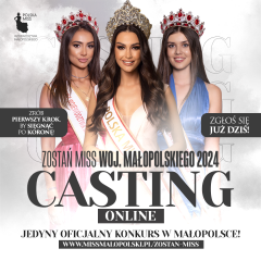 Trwa casting do konkursu Miss Woj. Małopolskiego 2024