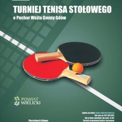 Turniej tenisa stołowego o Puchar Wójta Gminy Gdów