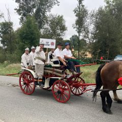 OSP Gdów na Regionalnych Zawodach Zabytkowych Sikawek Konnych. Gdowski dawny pojazd ma już niemal 130 lat!