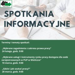 Spotkania informacyjne w Powiatowym Urzędzie Pracy w Wieliczce